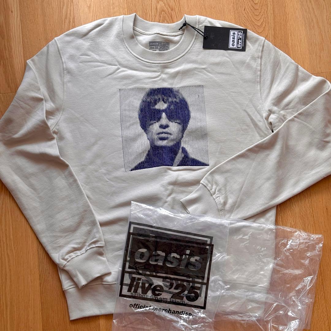 新品Oasis Live’25 UK公式リアムエンブロイダリースウェットオアシス