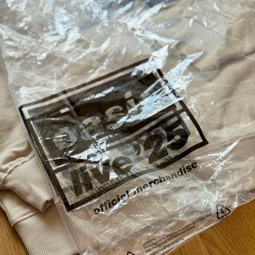 新品Oasis Live’25 UK公式リアムエンブロイダリースウェットオアシス