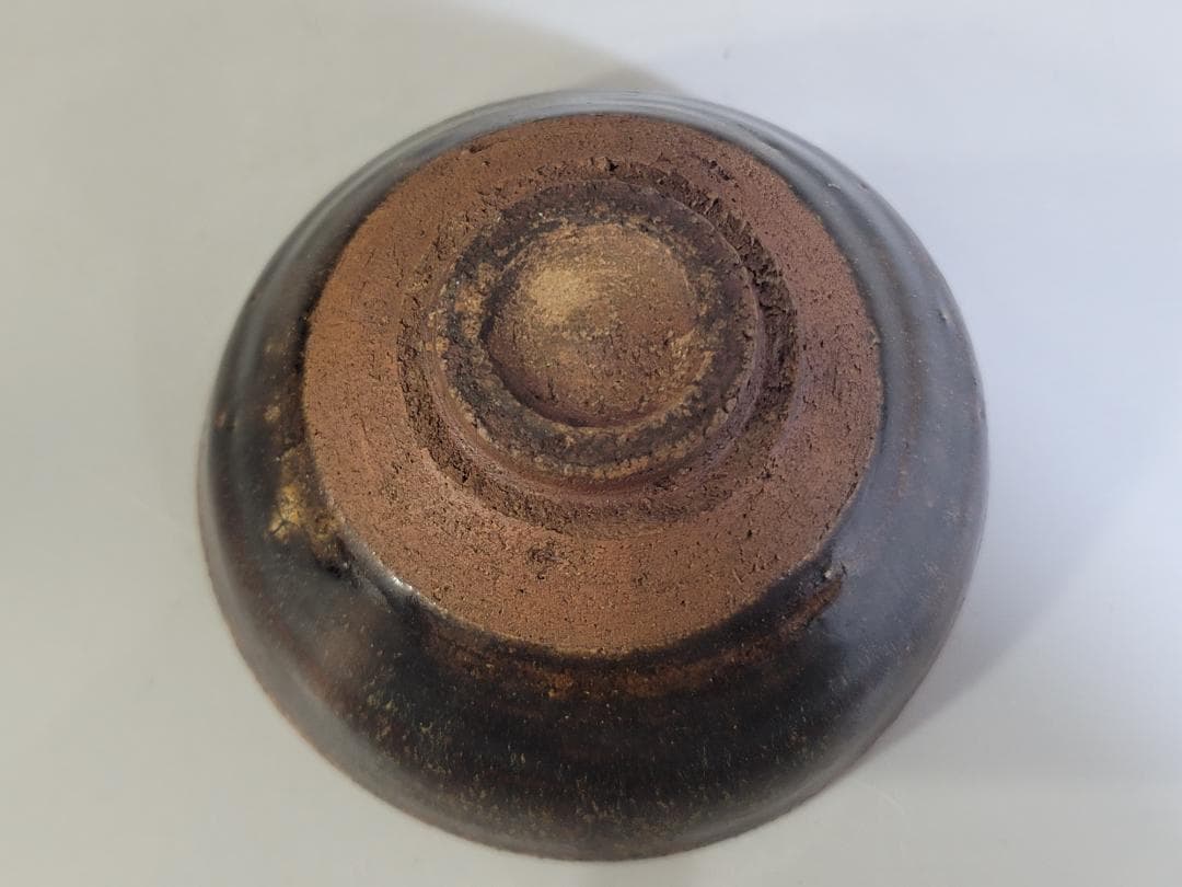 茶道具 唐津飴釉茶碗 時代物