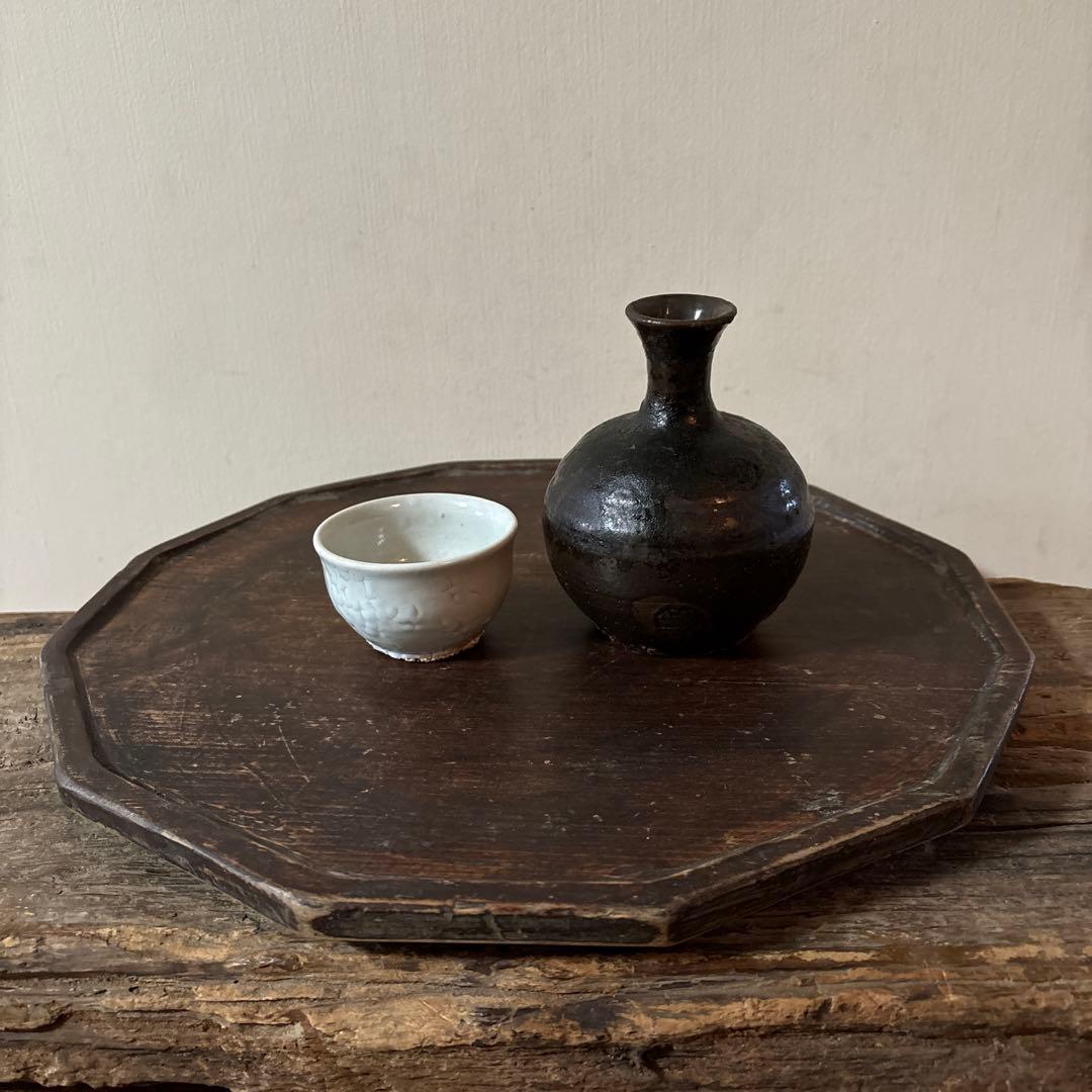 李朝白磁　盃　ぐい呑み　骨董　アンティーク.古美術.酒器.韓国骨董.検:白洲正子