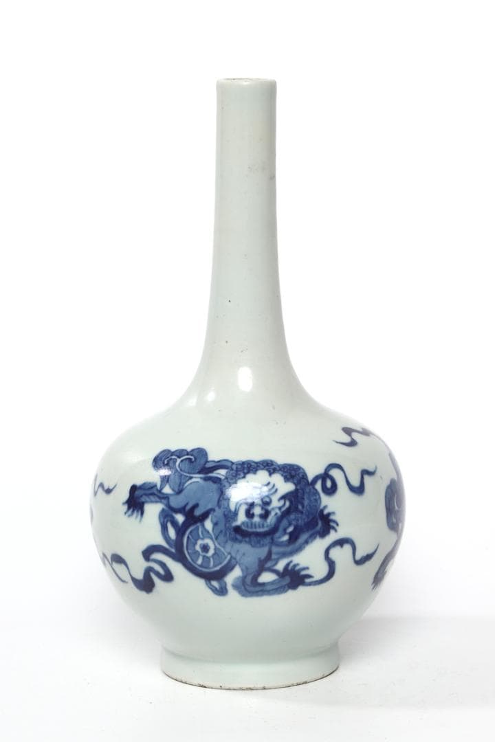 染付 瓶 古美術 古玩 陶器 磁器