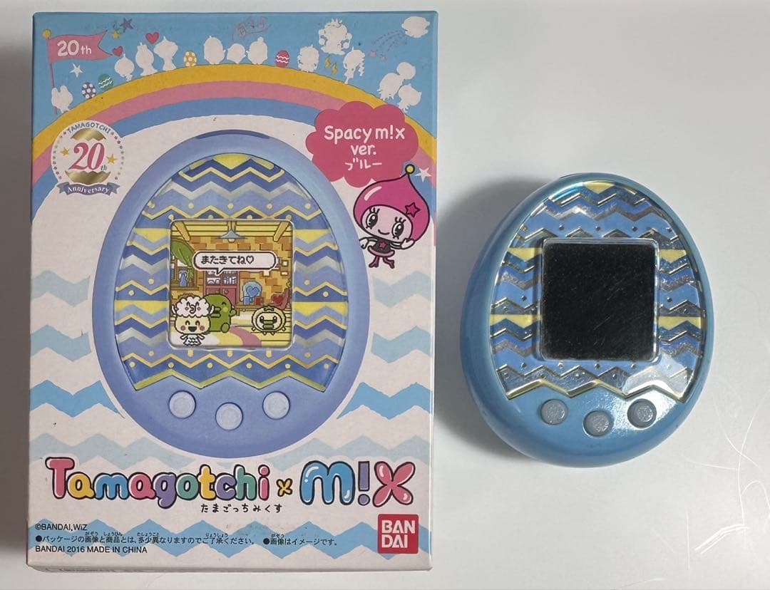 たまごっち　たまごっちみくす　スペイシー　ブルー　箱あり