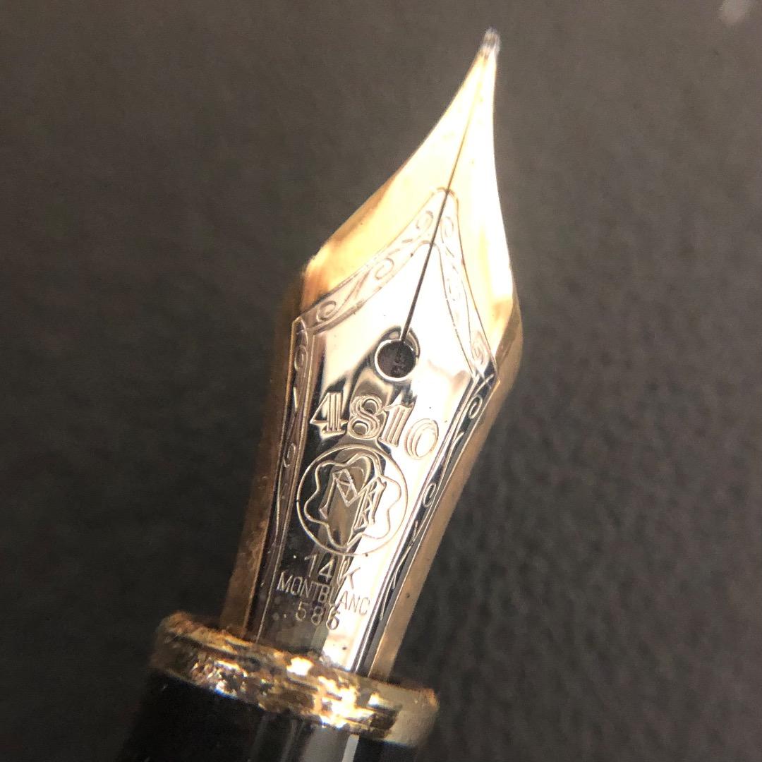 モンブラン 万年筆 マイスターシュテック 4810 14K 585 ブラック