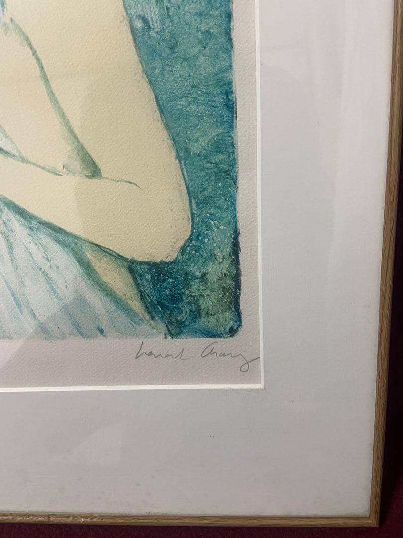 BERNARD CHAROYベルナールシャロワ　リトグラフ　直筆サインあり