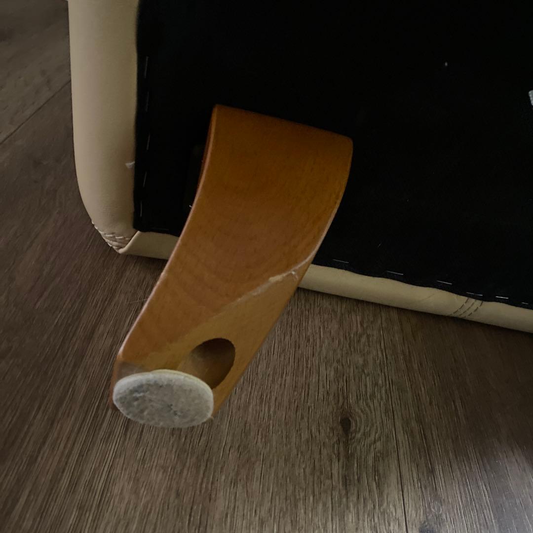 IDC 大塚家具　本革　オットマン　スツール　オースチン 椅子