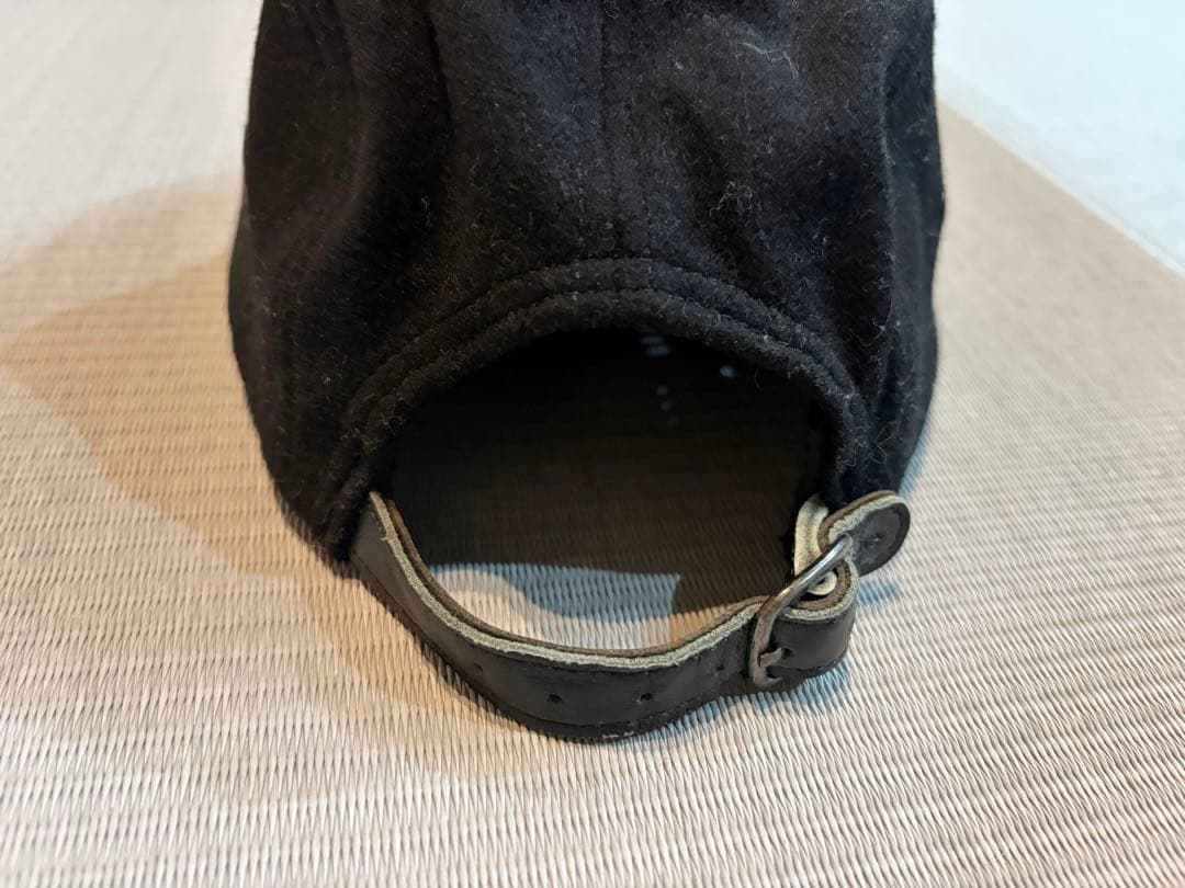 Supreme ブラック キャップ 100%ウール