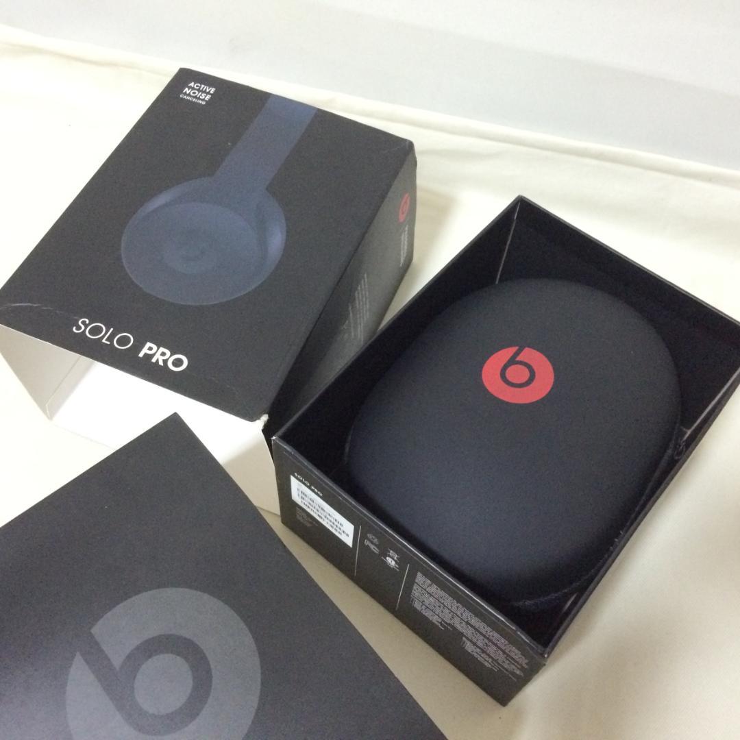 未使用　SOLO PRO ワイヤレスヘッドホン ブラック　■　W596