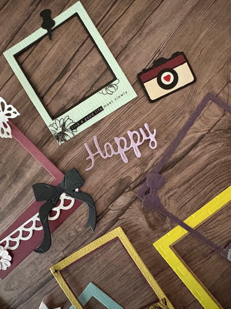 アルバムクラフト・コラージュ素材☆コラージュフレームセット