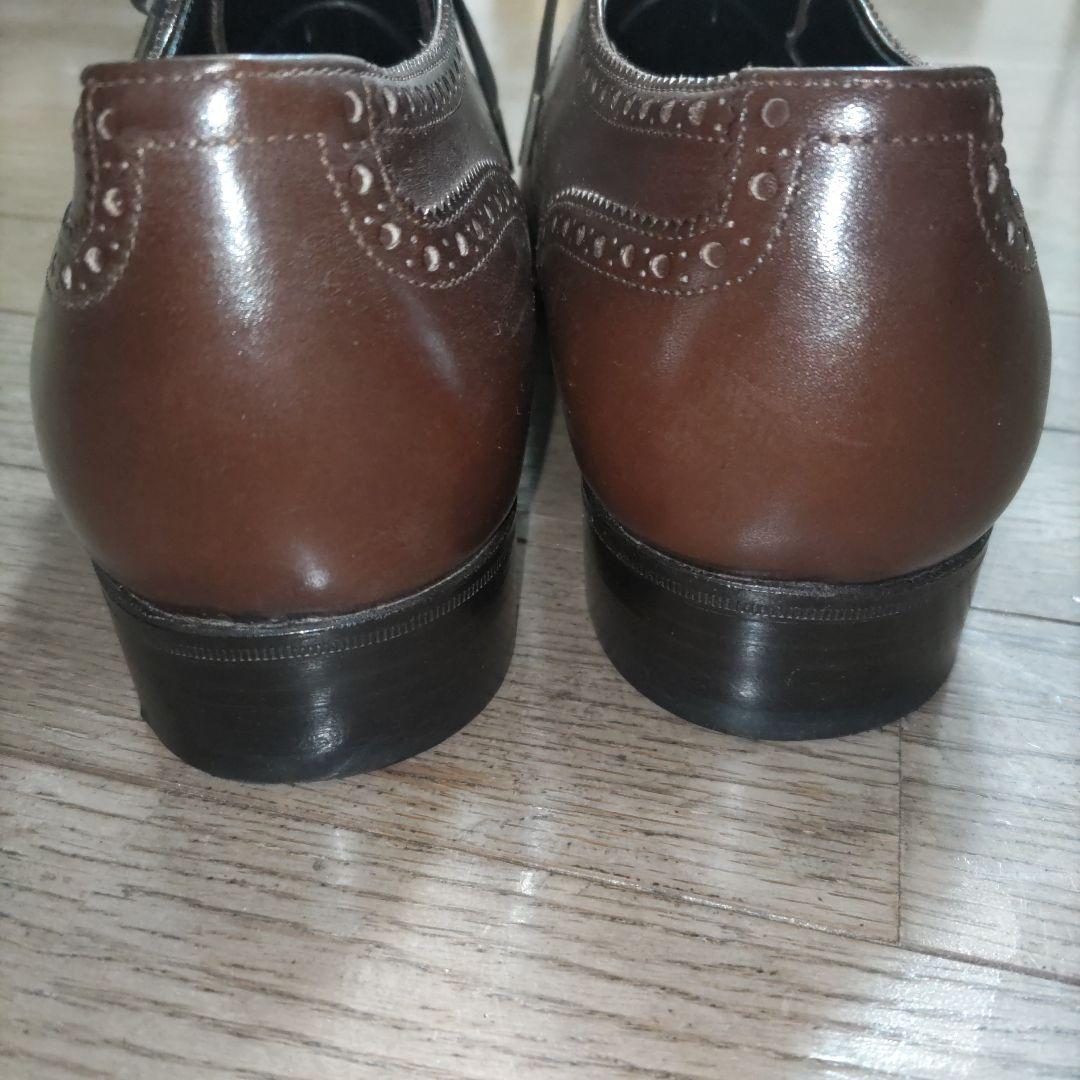 エンツォボナフェ　ENZO BONAFE　ブラウン ウィングチップ ブローグ