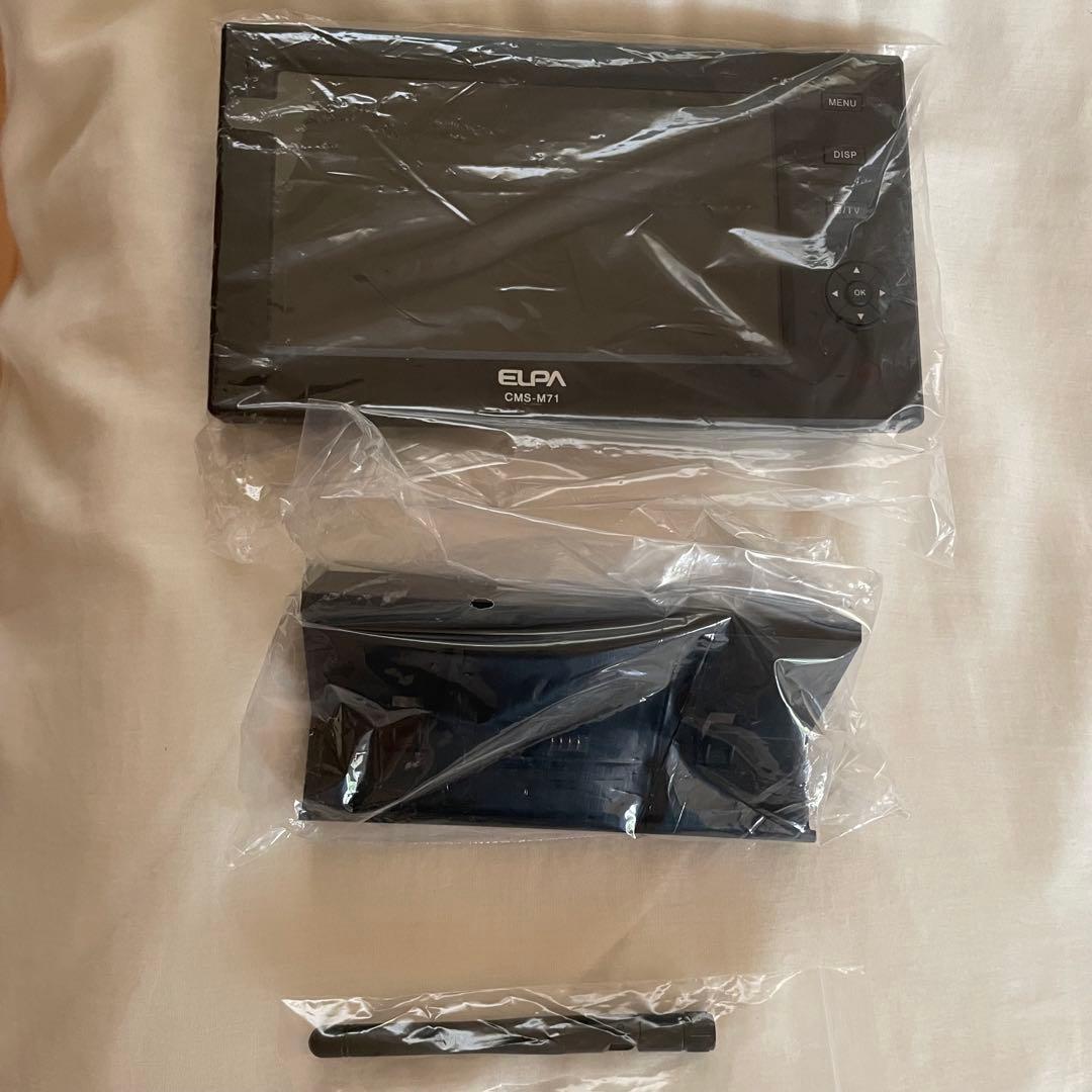 ELPA エルパ 録画機能搭載 ワイヤレスカメラ&モニター CMS-7110