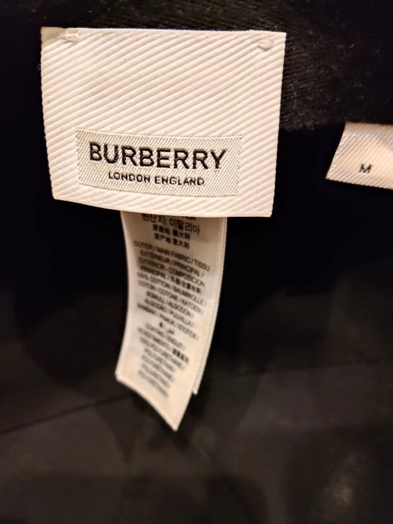 バーバリー　ロゴ　モノグラム ベースボールキャップ　M