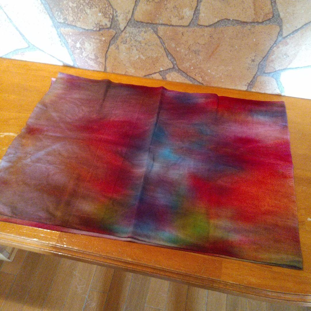 ④❣️蘭❣️。17，ジャンクジャーナル素材。手染め布