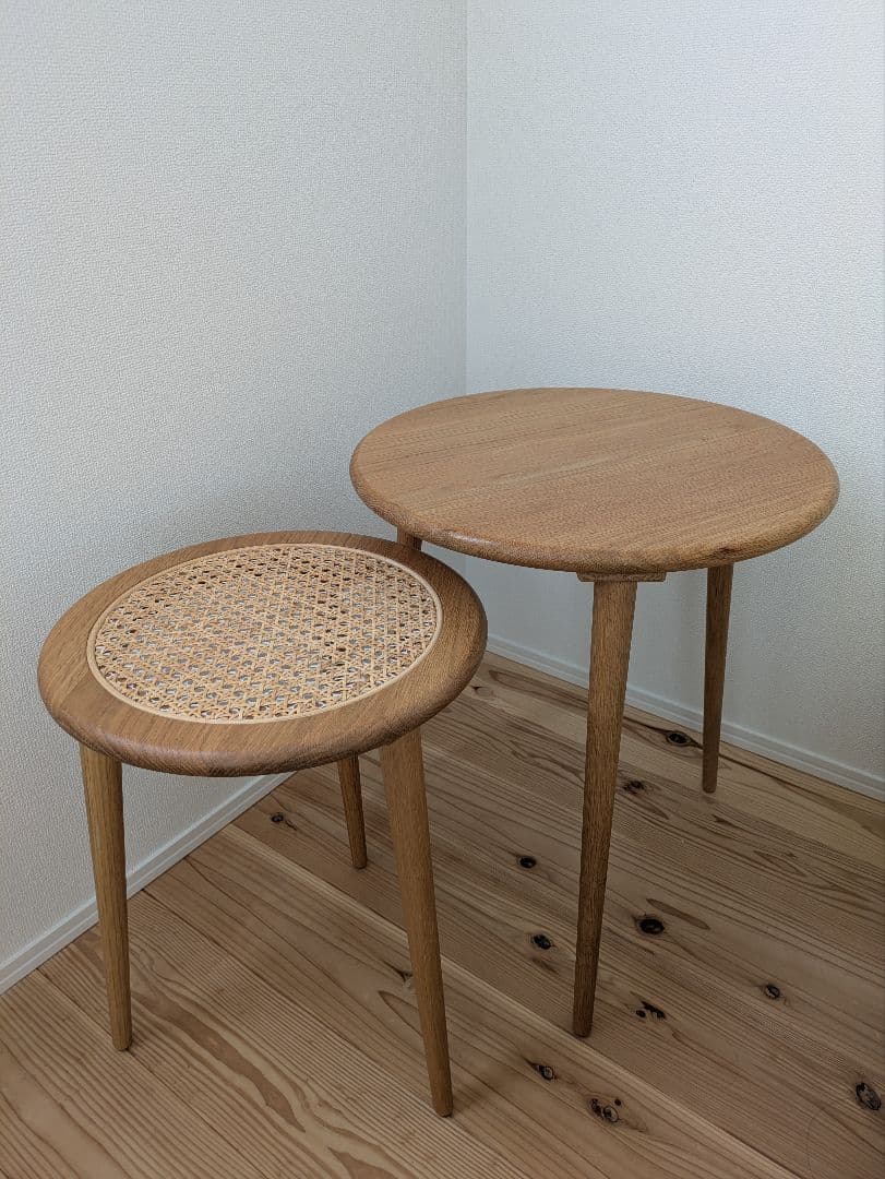 Re:CENO product｜ネストテーブル RattanMix／ナチュラル