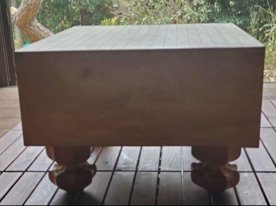 木箱付き 足つき囲碁盤(値引き交渉有)