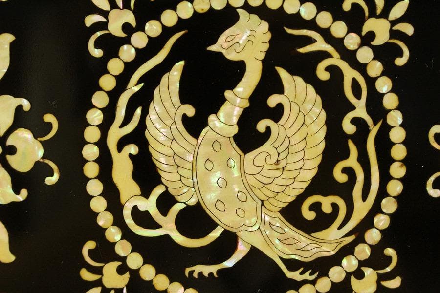 高麗屋 螺鈿 鳳紋 アルバム 未使用(ZE364)