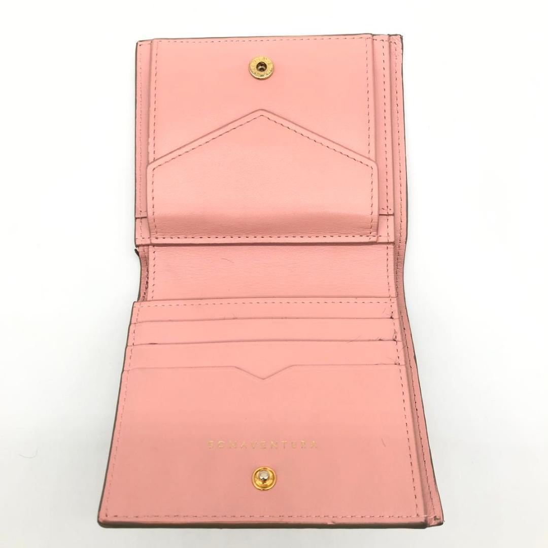 【美品】BONAVENTURA ボナベンチュラ バイフォールド 財布 折り財布