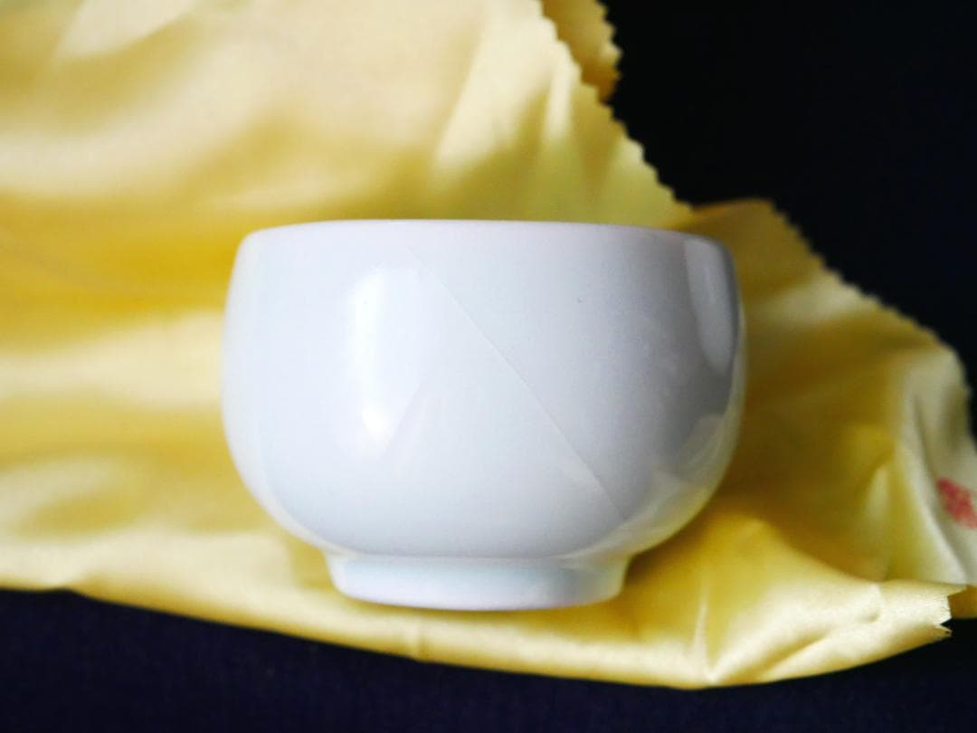 【希少】一流品　韓益煥　白磁 　湯呑4客揃