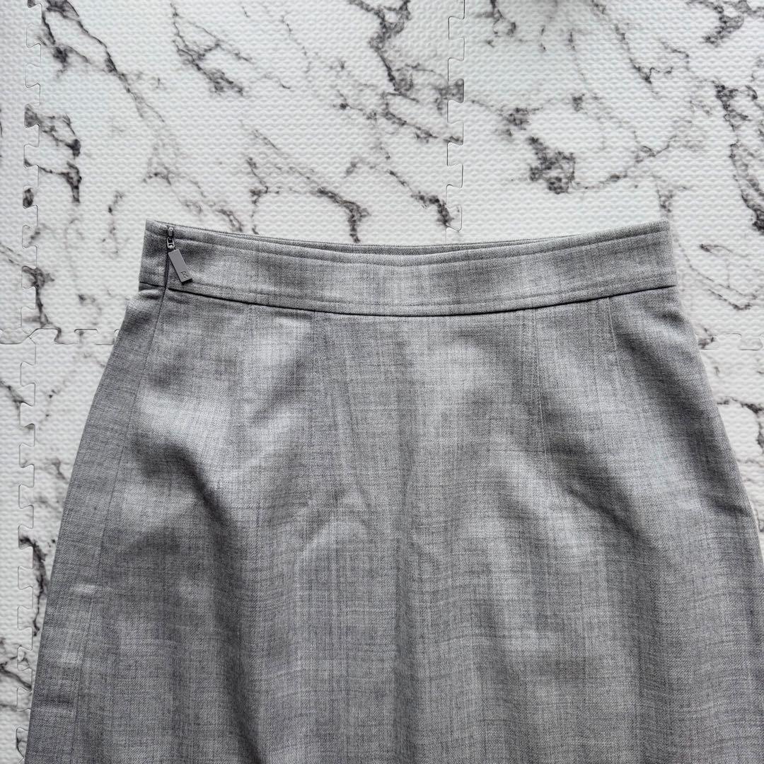 【新品タグ付き】Rene マーメイドスカート　22SS フレアヘム　サマーウール