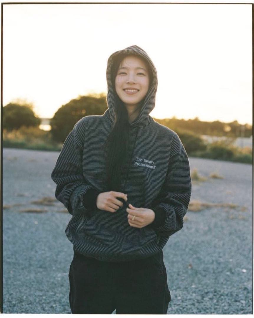 ENNOY BORDER HOODIE SWEAT Mサイズ