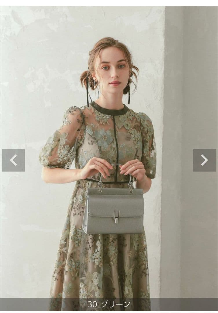 DorryDoll　フラワーエンブロイダリ―ドレス