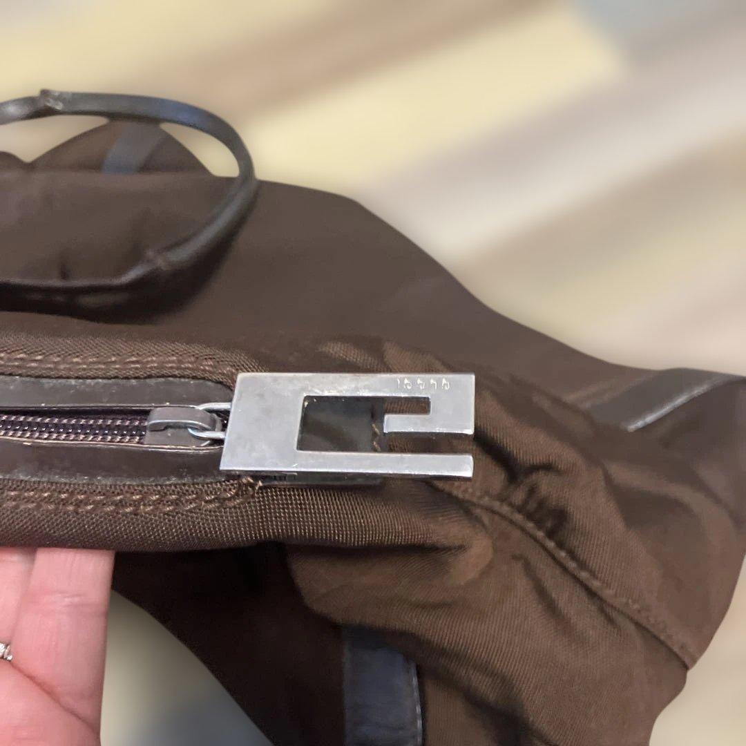 GUCCI ブラウン ボストンバッグ