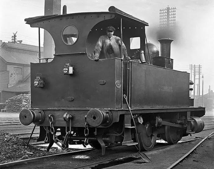 機関車図面大判サイズ#4　0-4-0 ADAMS B4　11sheets