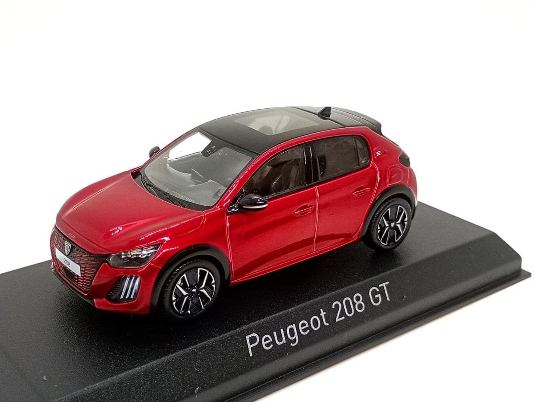 ノレブ 1/43 プジョー 208 GT 2024 (エリクシールレッド)
