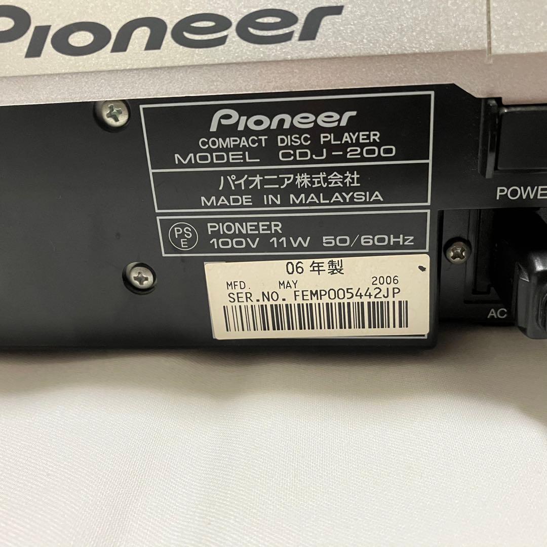 ☆値下げ☆ 【動作品】Pioneer CDJ-200コンパクトディスクプレーヤー