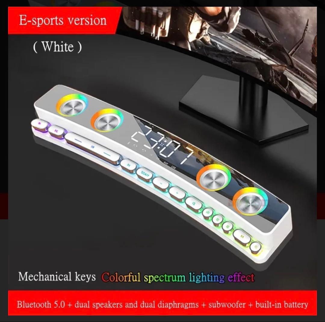 【RGBゲーミングスピーカー】 E-sports version