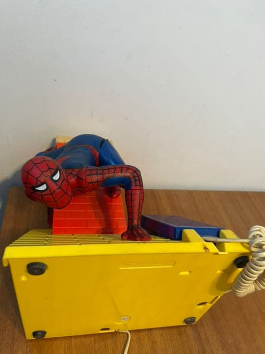 【希少】ビンテージ　スパイダーマン　テレフォン