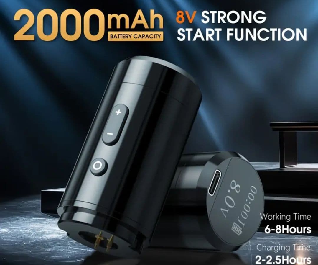 ワイヤレスタトゥーマシン