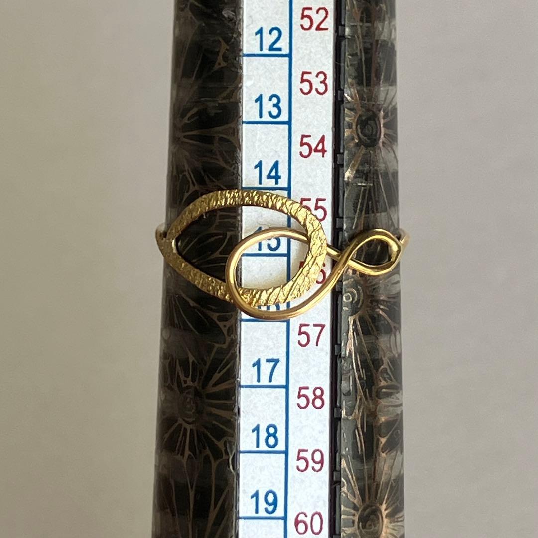 K18 18金 15号　リング　17