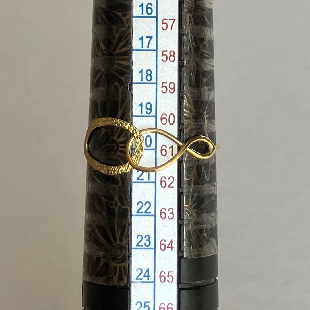 K18 18金 15号　リング　17