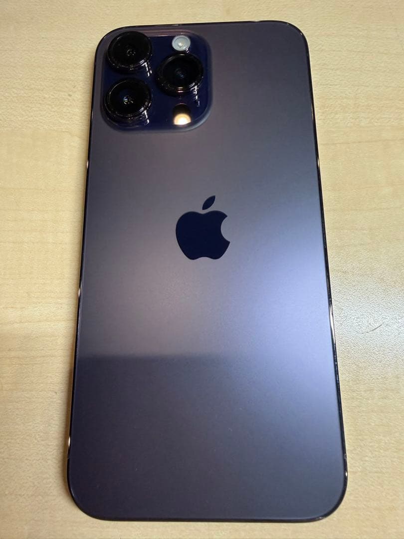 iPhone 14 ProMax ディープパープル256G極美eSIMフリー