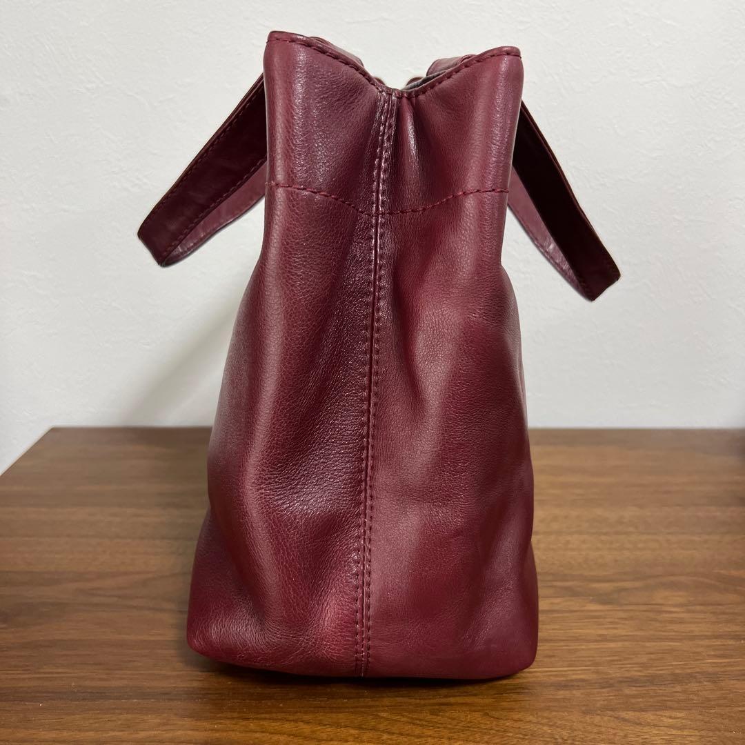 シャネル CHANEL ハンドバッグ ボルドー バーガンディ