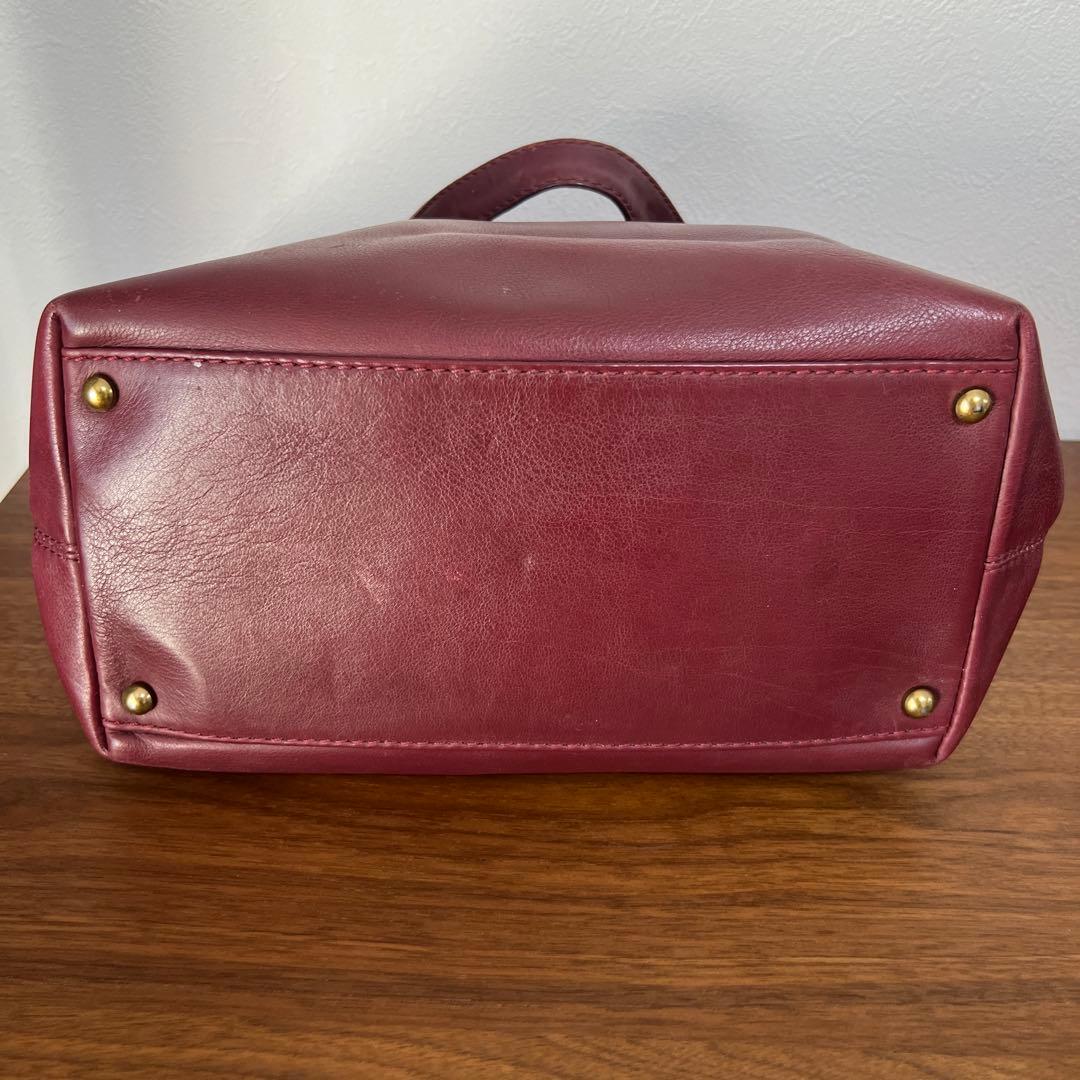 シャネル CHANEL ハンドバッグ ボルドー バーガンディ