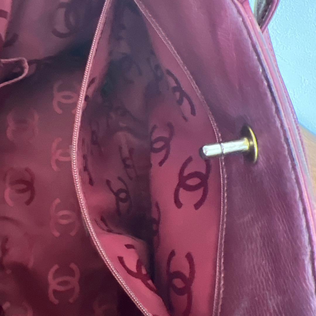シャネル CHANEL ハンドバッグ ボルドー バーガンディ