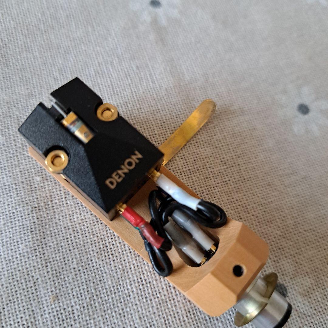 山本音響工芸　ツゲ　ヘッドシェル HS-3 &　DENON DL-103R