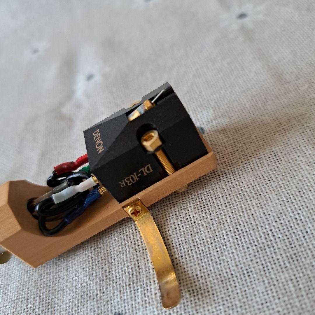 山本音響工芸　ツゲ　ヘッドシェル HS-3 &　DENON DL-103R