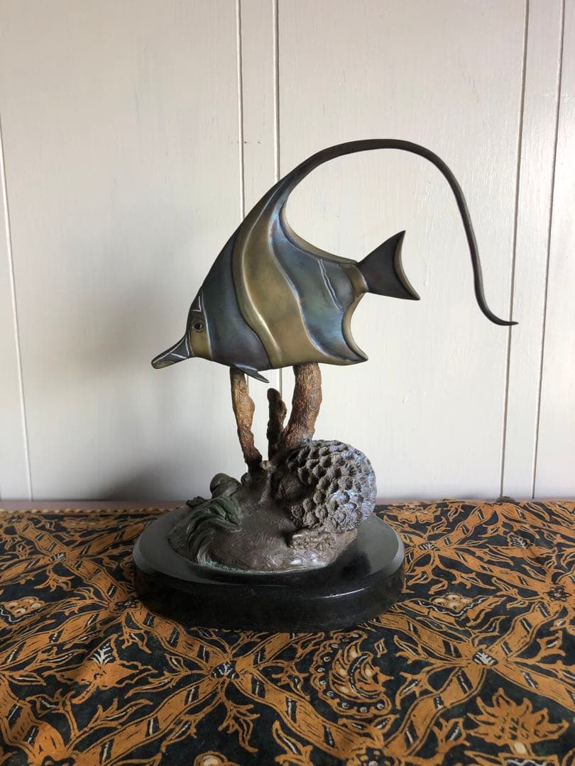 rip caswell ブロンズ　置物　オブジェ　MADE IN USA 魚