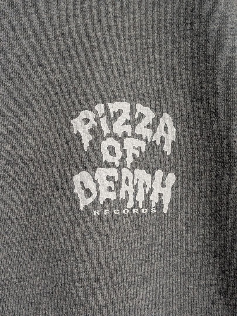 美品 PIZZA OF DEATH ピザオブデス ジップパーカー XL グレー