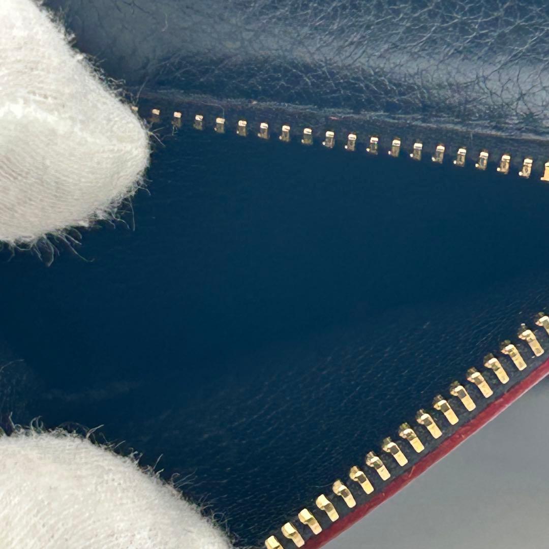 ミュウミュウ　ラブレター　財布　マドラス　コンパクトウォレット　マリーヌルージュ