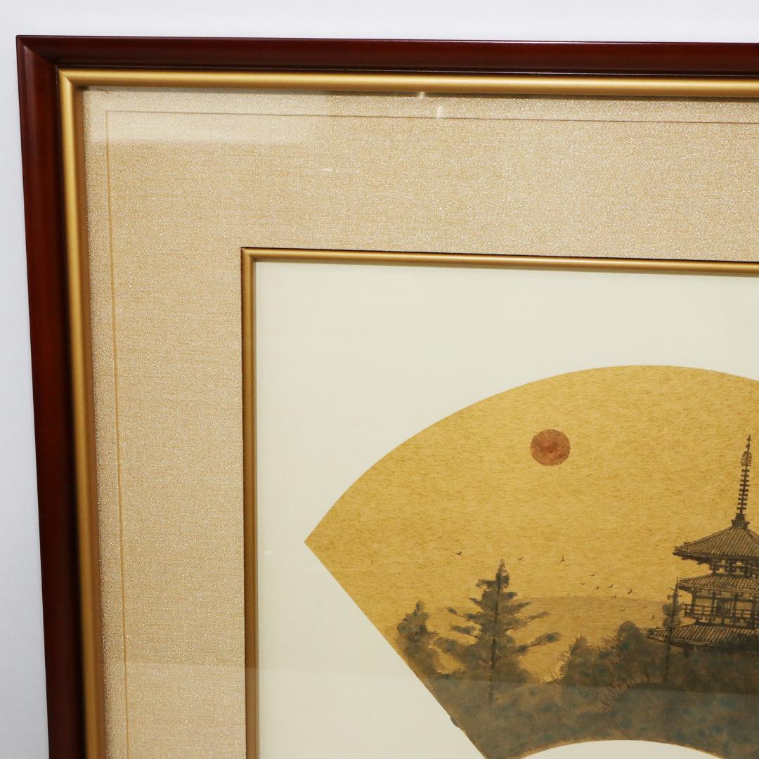 真作 井上稔 薬師寺塔韻　F6 共シール