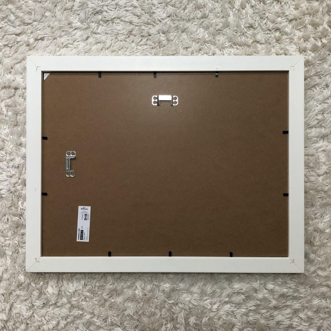 透明水彩画　原画　「河津桜」額縁付　A4サイズ　風景画