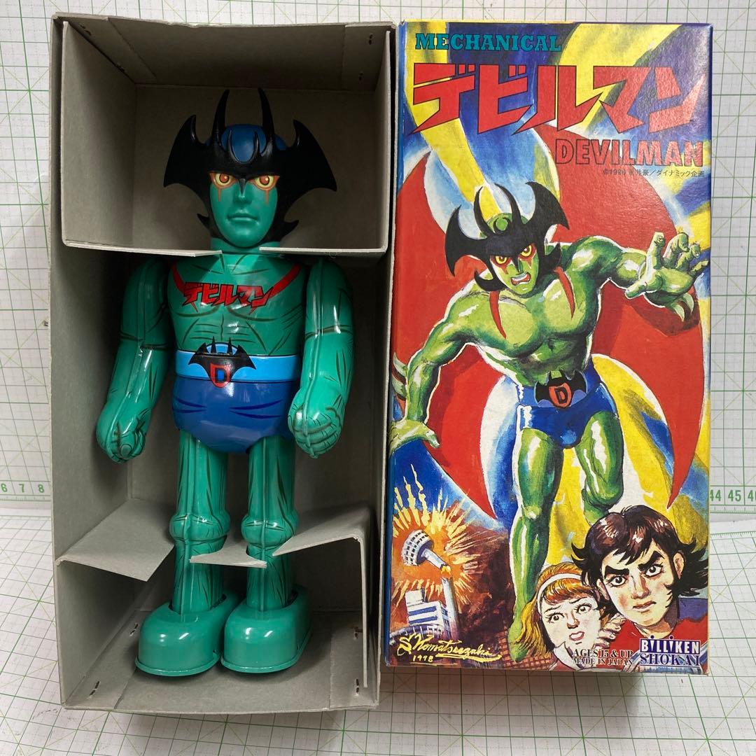 1998年ビリケン商会から限定品として発売ブリキ製ゼンマイ歩行希少品!デビルマン