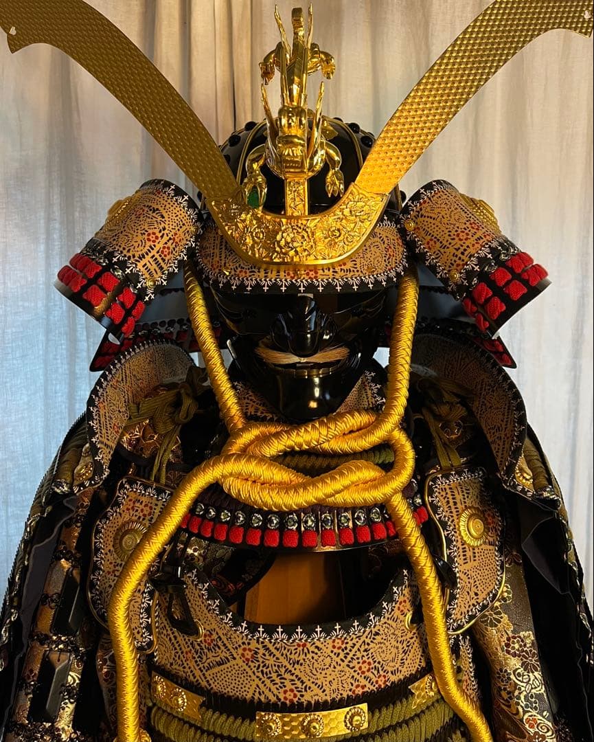 新品同様•美品！『薩摩丸武工房製』黒色胴当世具足 鎧 一式【現代 甲冑 等身大】