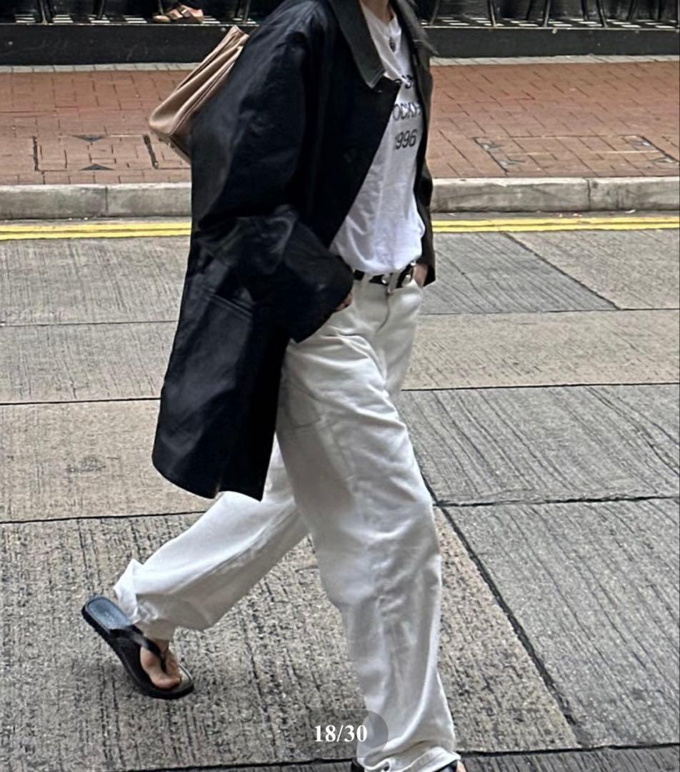 ok.soon×piccadilly コットンホワイトペインターパンツ　サイズ3