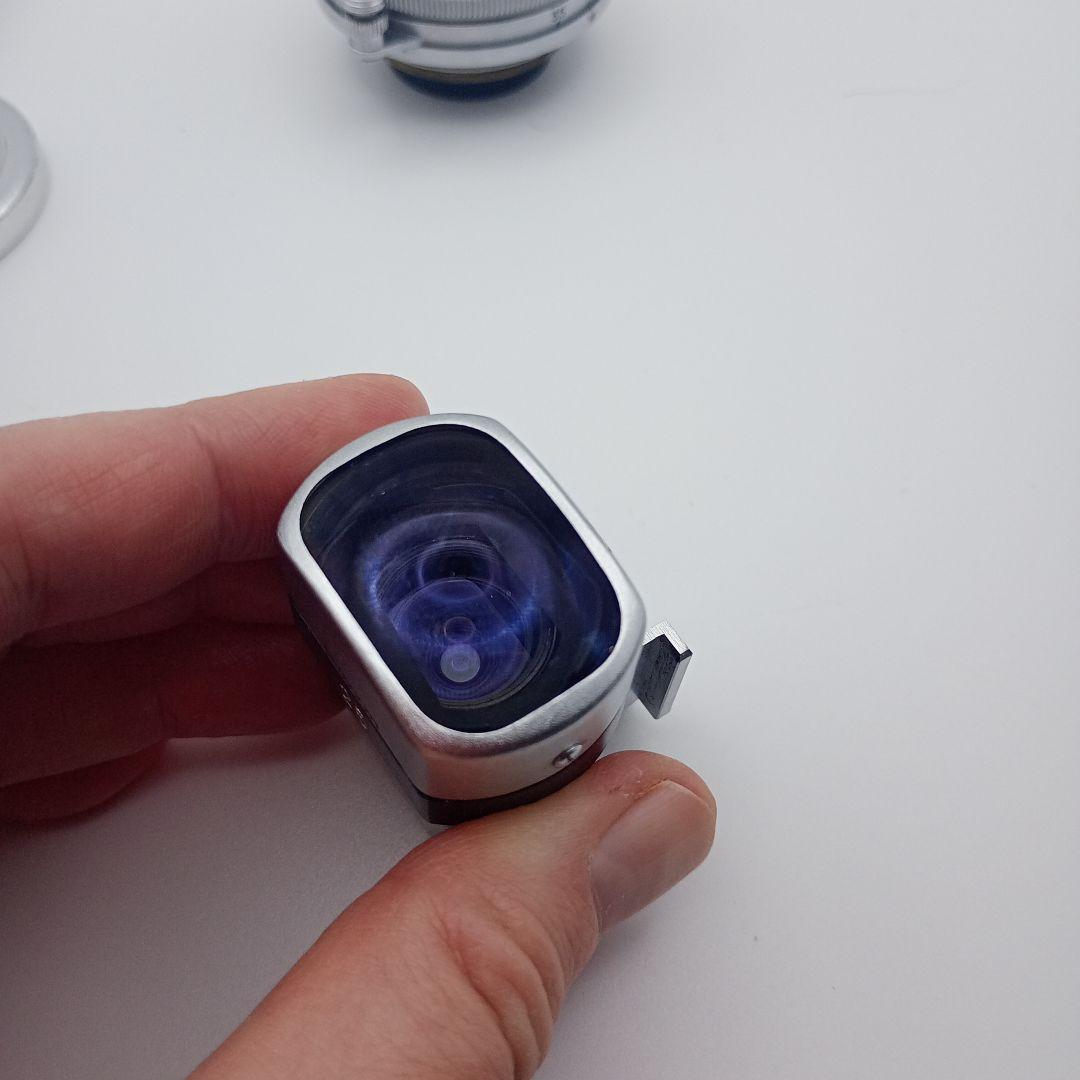 キャノン 25mm F3.5 Lマウントレンズ 純正ファインダー他付属品充実