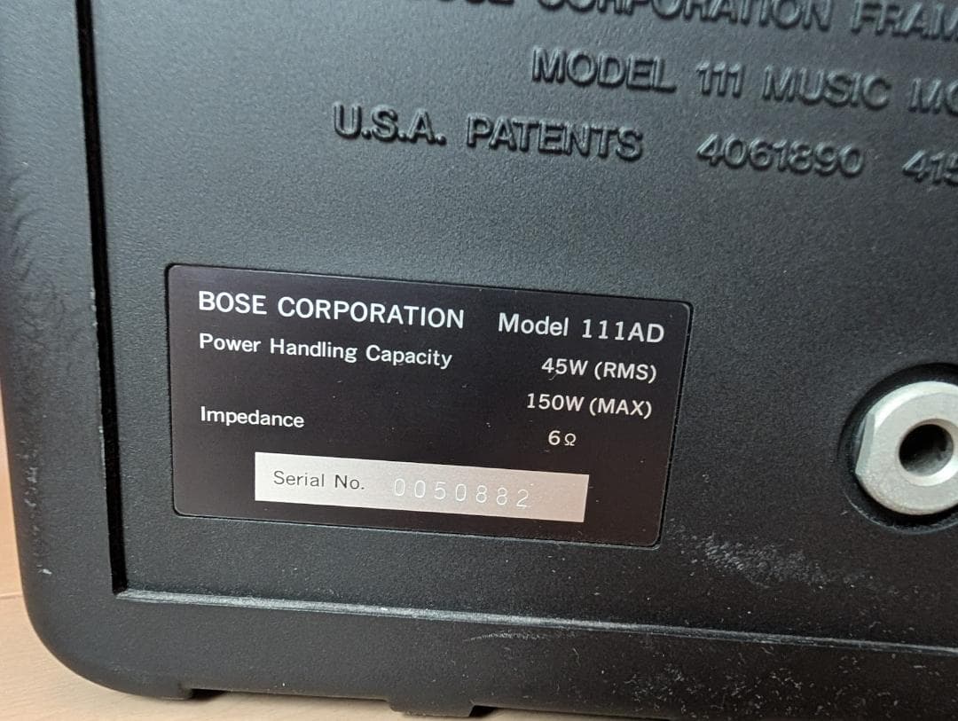 Bose 111AD スピーカー