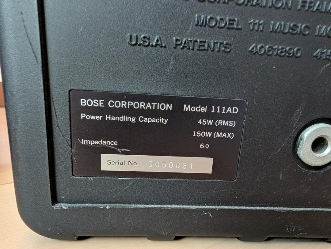 Bose 111AD スピーカー